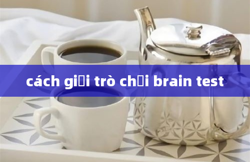 cách giải trò chơi brain test