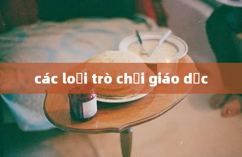 các loại trò chơi giáo dục