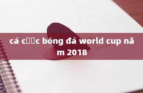 cá cược bóng đá world cup năm 2018