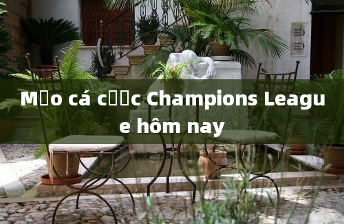 Mẹo cá cược Champions League hôm nay