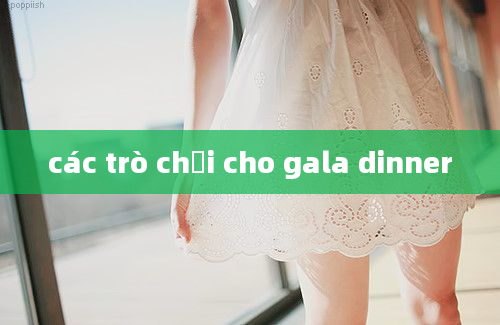 các trò chơi cho gala dinner