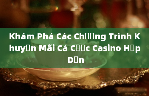 Khám Phá Các Chương Trình Khuyến Mãi Cá Cược Casino Hấp Dẫn