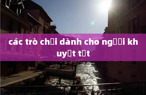 các trò chơi dành cho người khuyết tật