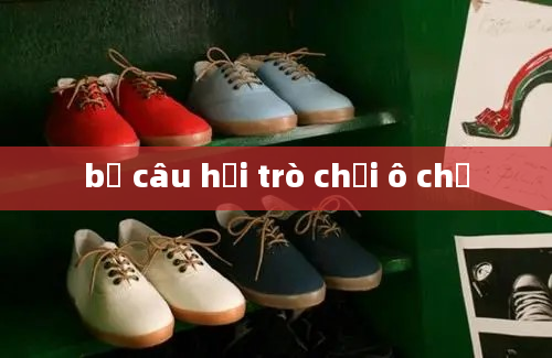 bộ câu hỏi trò chơi ô chữ