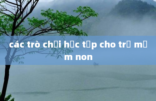 các trò chơi học tập cho trẻ mầm non